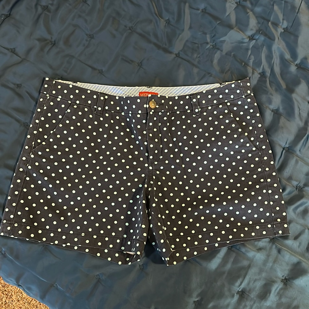 EUC MERONA 100% Cotton Polka Dot Shorts Size 14